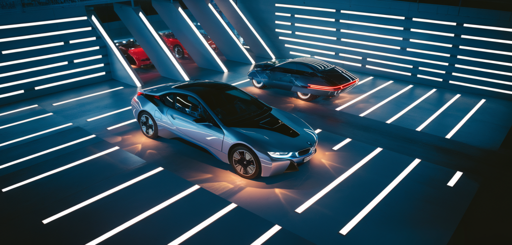 Vue extérieure d'un garage BMW à Sens