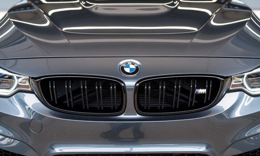 BMW M3 d'occasion stationnée sur la route