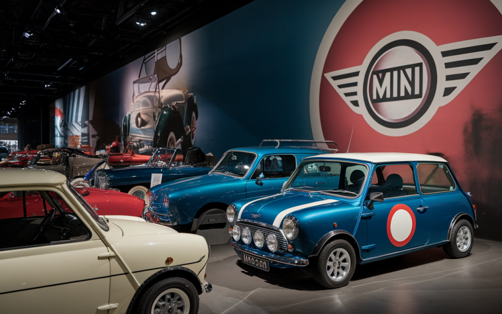 Logo emblématique de la marque automobile Mini Cooper
