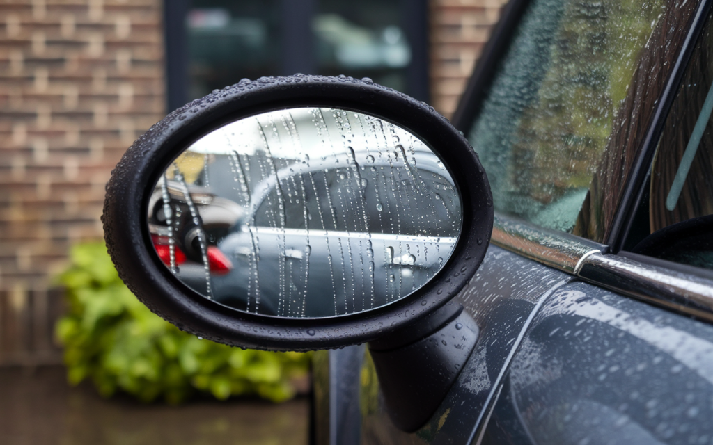 Rétroviseur extérieur de Mini Cooper de couleur noire