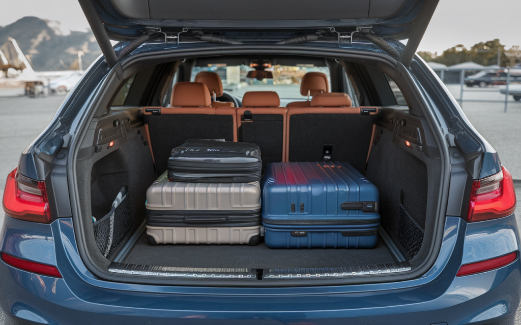 Vue de la BMW Série 3 F30, berline sportive de luxe
