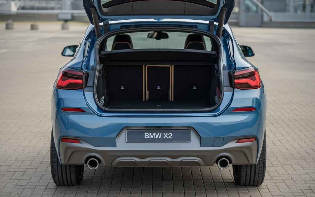 Vue de la BMW X2 2024, SUV compact au design sportif