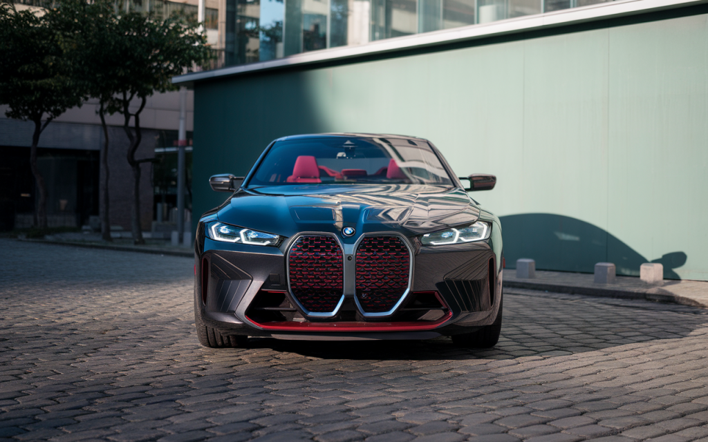 Interface du configurateur BMW permettant de personnaliser un véhicule
