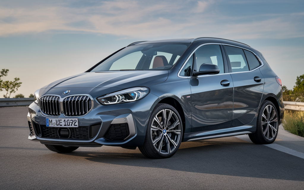 Vue de la BMW Série 2 Active Tourer, un monospace compact haut de gamme